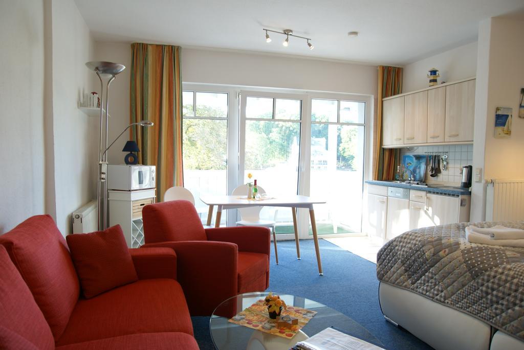 Residenz Seeblick, Studio mit Balkon und seitlichem Ostseeblick Sellin  Exterior foto