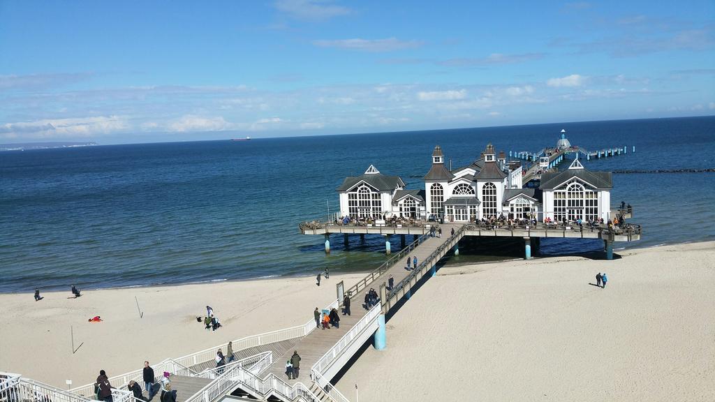 Residenz Seeblick, Studio mit Balkon und seitlichem Ostseeblick Sellin  Exterior foto